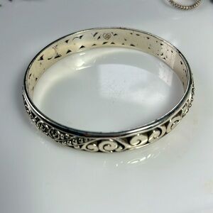 Brighton bangle bracelet 10mm wide scroll design